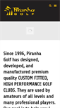 Mobile Screenshot of piranhagolf.com