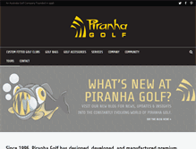 Tablet Screenshot of piranhagolf.com